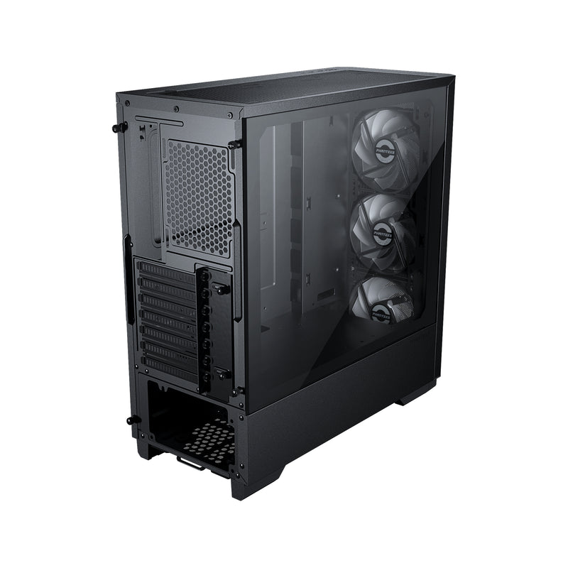 0ptimal Eclipse G360A Ultra-fine Performance Mesh, Mid-tower gaming case, Tempered Glass, Digital-RGB lighting, Black 