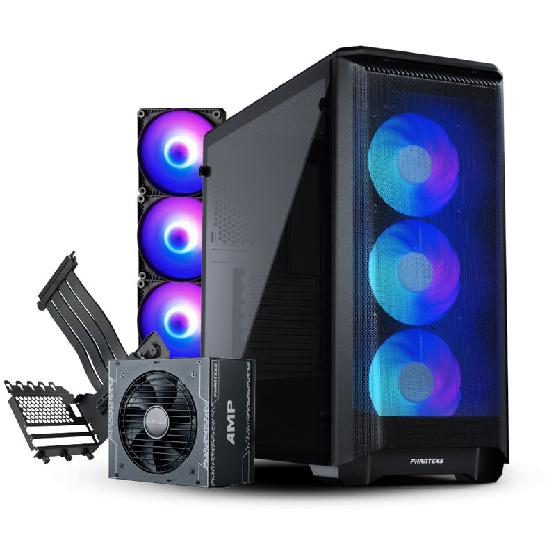 Eclipse P400A Digital RGB Black with AMP 1000W, SK Fans 3 pack and VGPU 4.0