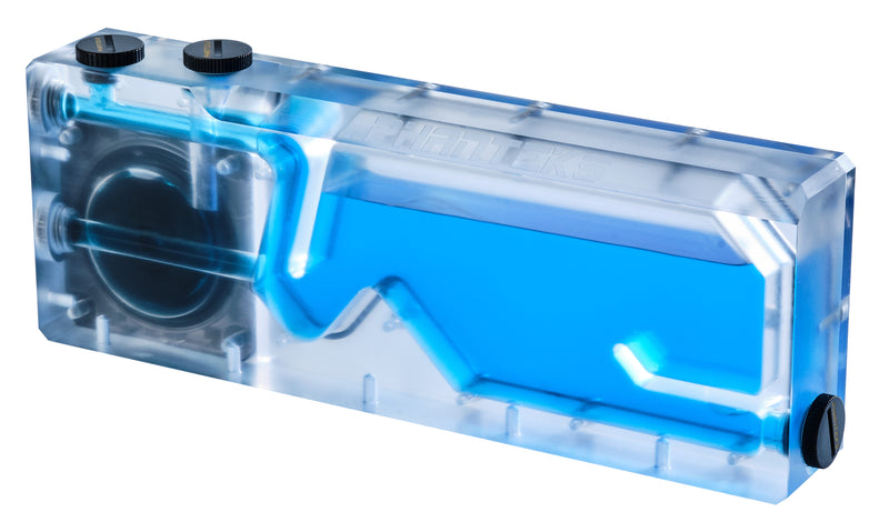 0ptimal Glacier Reservoir with Digital RGB LEDs And Passive Cooling for DDC Pump