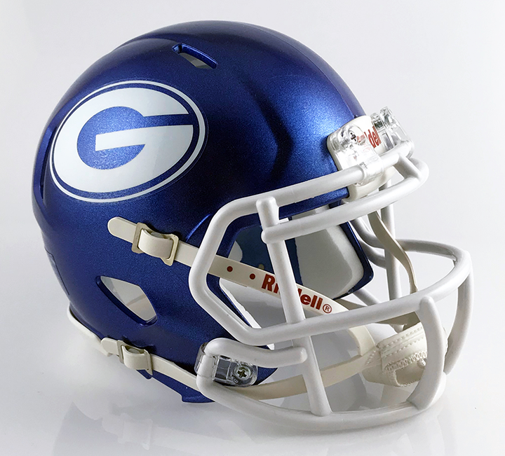 Football Helmets Ohio High School Football MINI Helmet Aurora Greenmen 2016