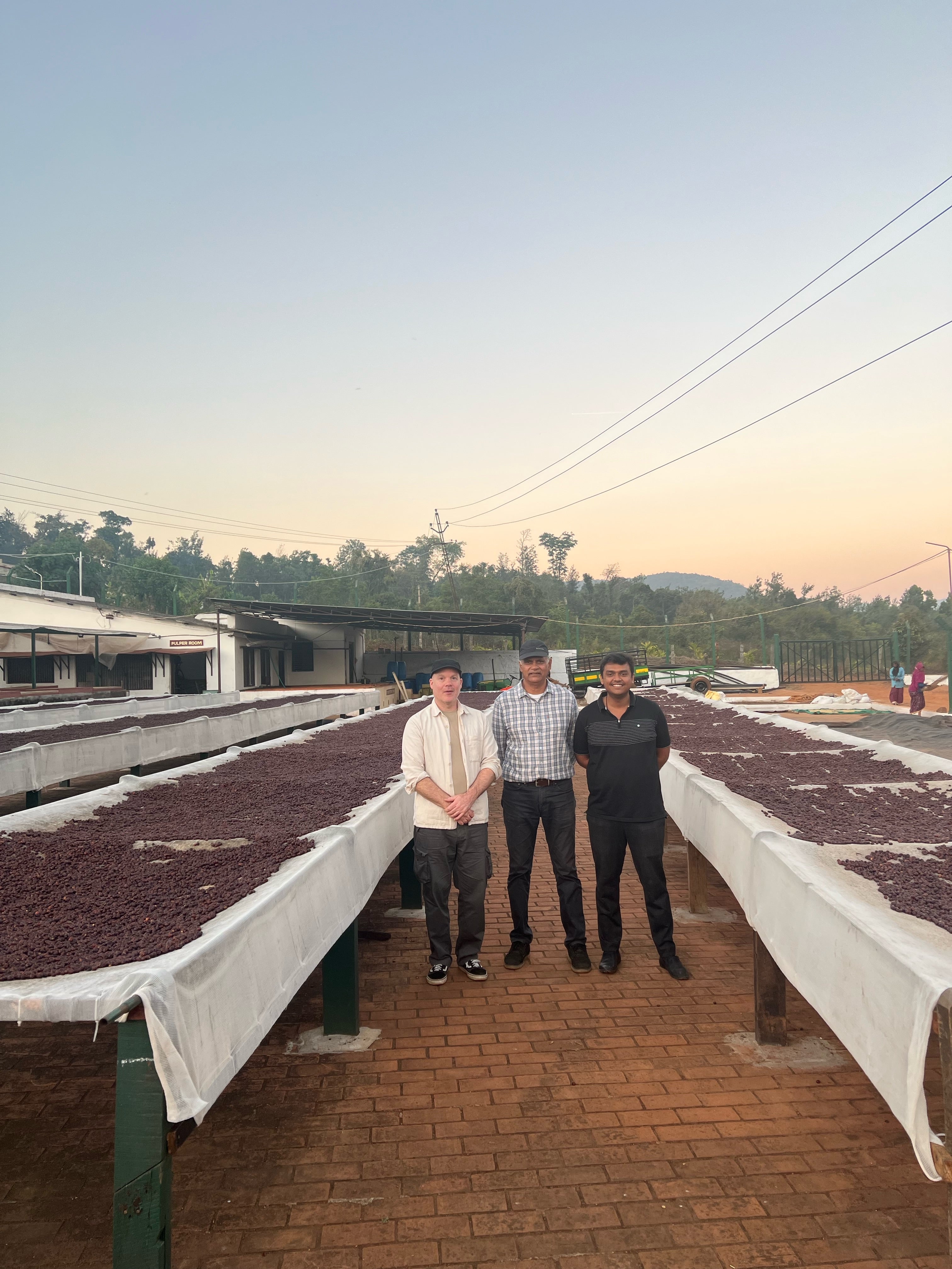 Visiting Indian coffee estate in Karnataka