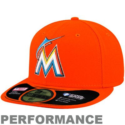 Miami Marlins Orange Team Flex Base Jersey - Cheap MLB Baseball