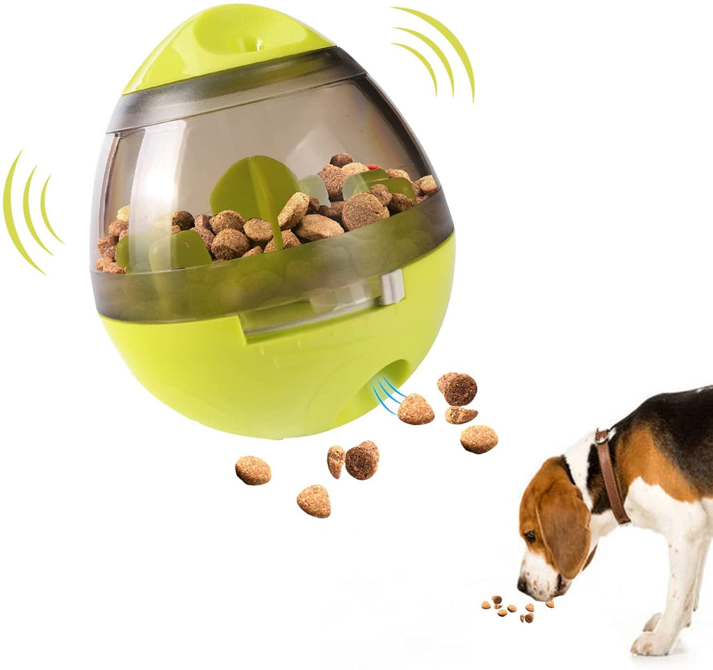 4pcs Pet Dog Interactive Tumbler Food Dispenser Feeder IQ Puzzle Treat Ball  Toys