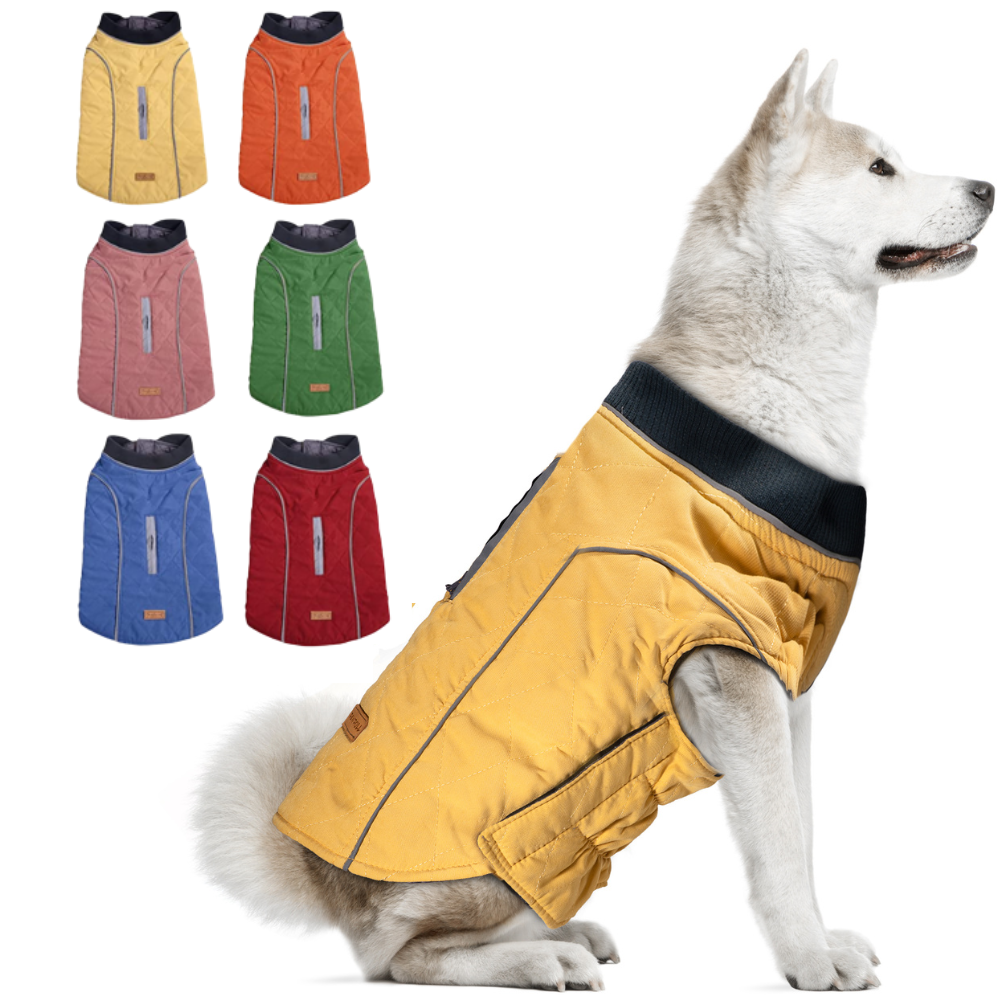 Reflective LV Dog Raincoat - The Supreme Paw Supply