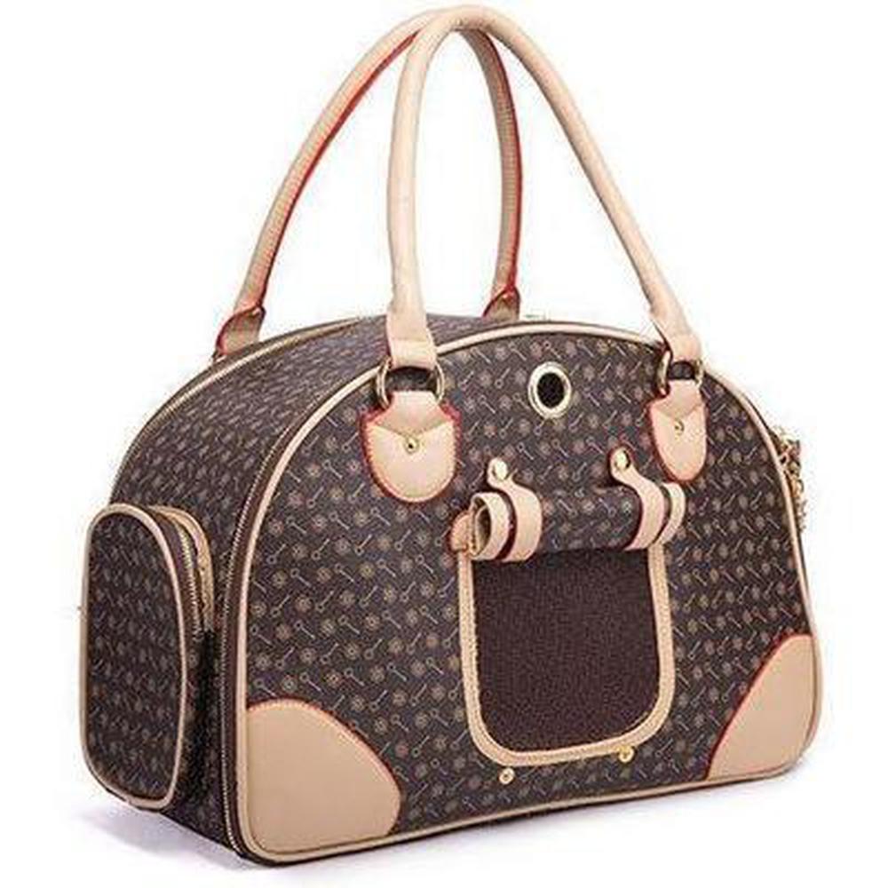 Parisian Designer Luxury Dog Carrier - M (15x8x11) / Classic