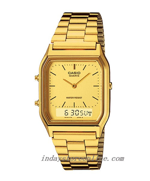 Casio aq sales 230 gold