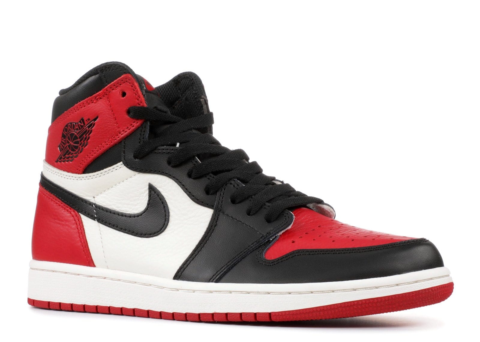 red and black jordan 1s