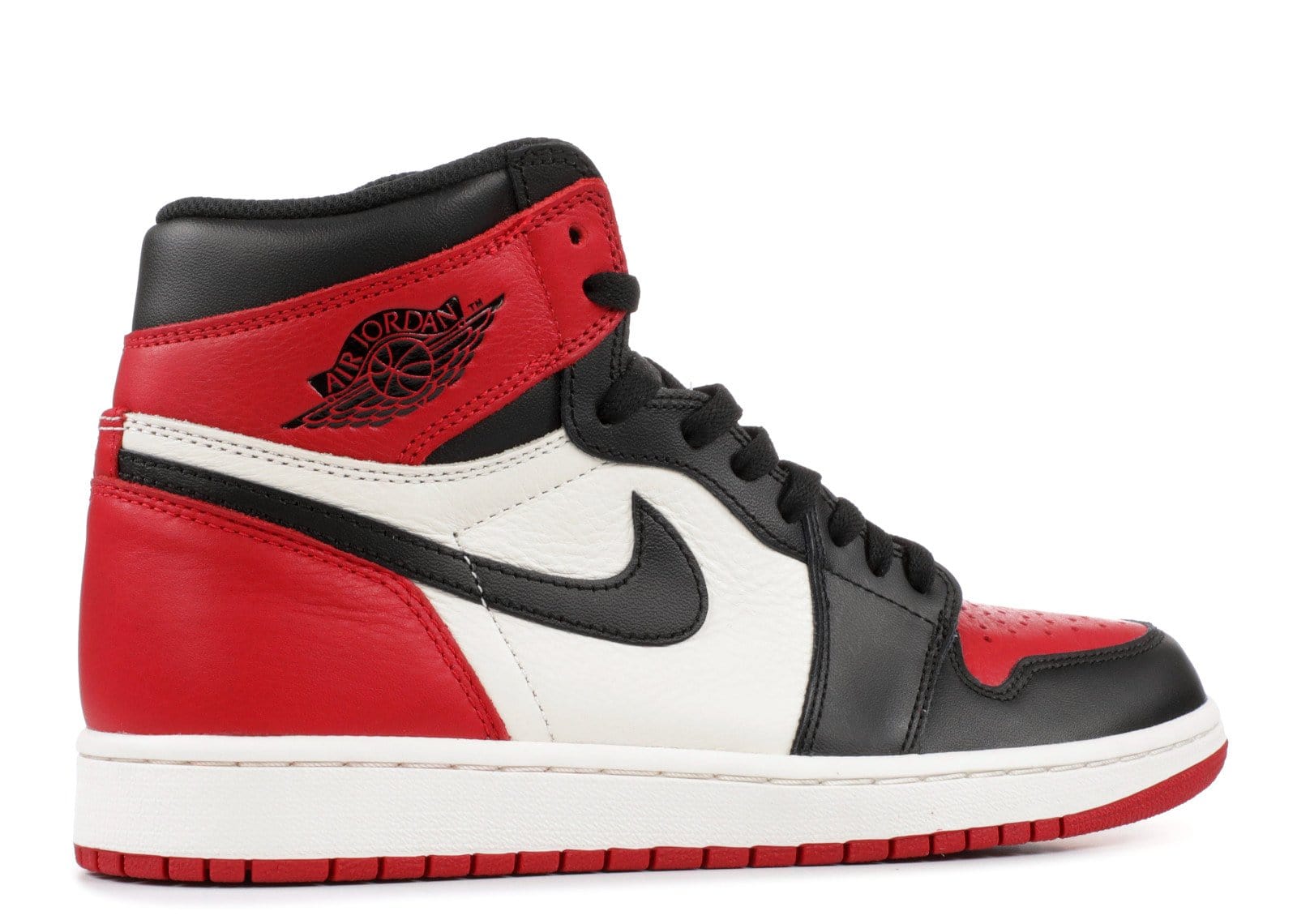 jordan 1s red black and white