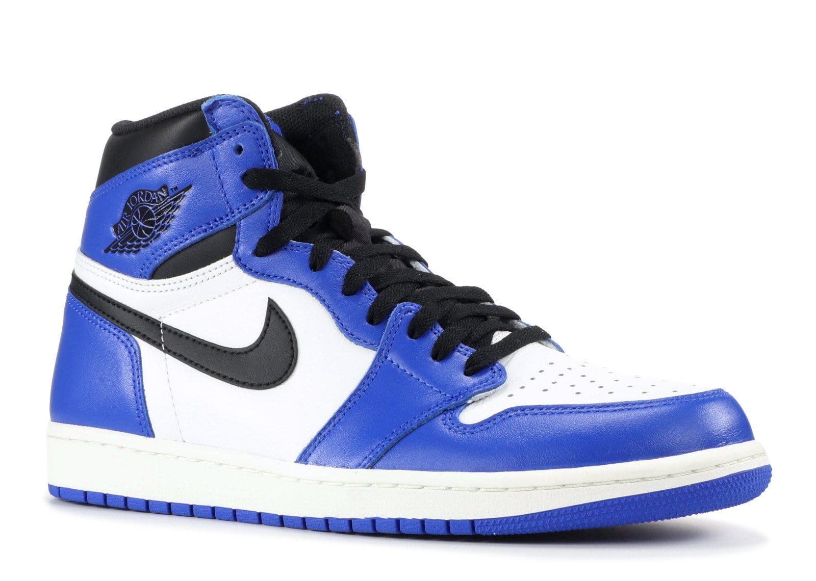 nike air jordan blue white black