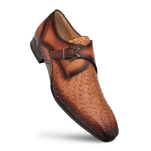 Men's Designer Monk Strap Dress Shoes - Mezlan Shoes