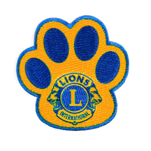 LIONS PAW APPLIQUE EMBLEM - Lions Clubs International