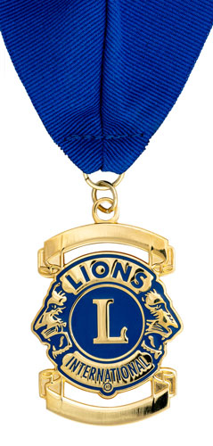 DISTRICT ONE SCROLL MEDAL - Lions Clubs International