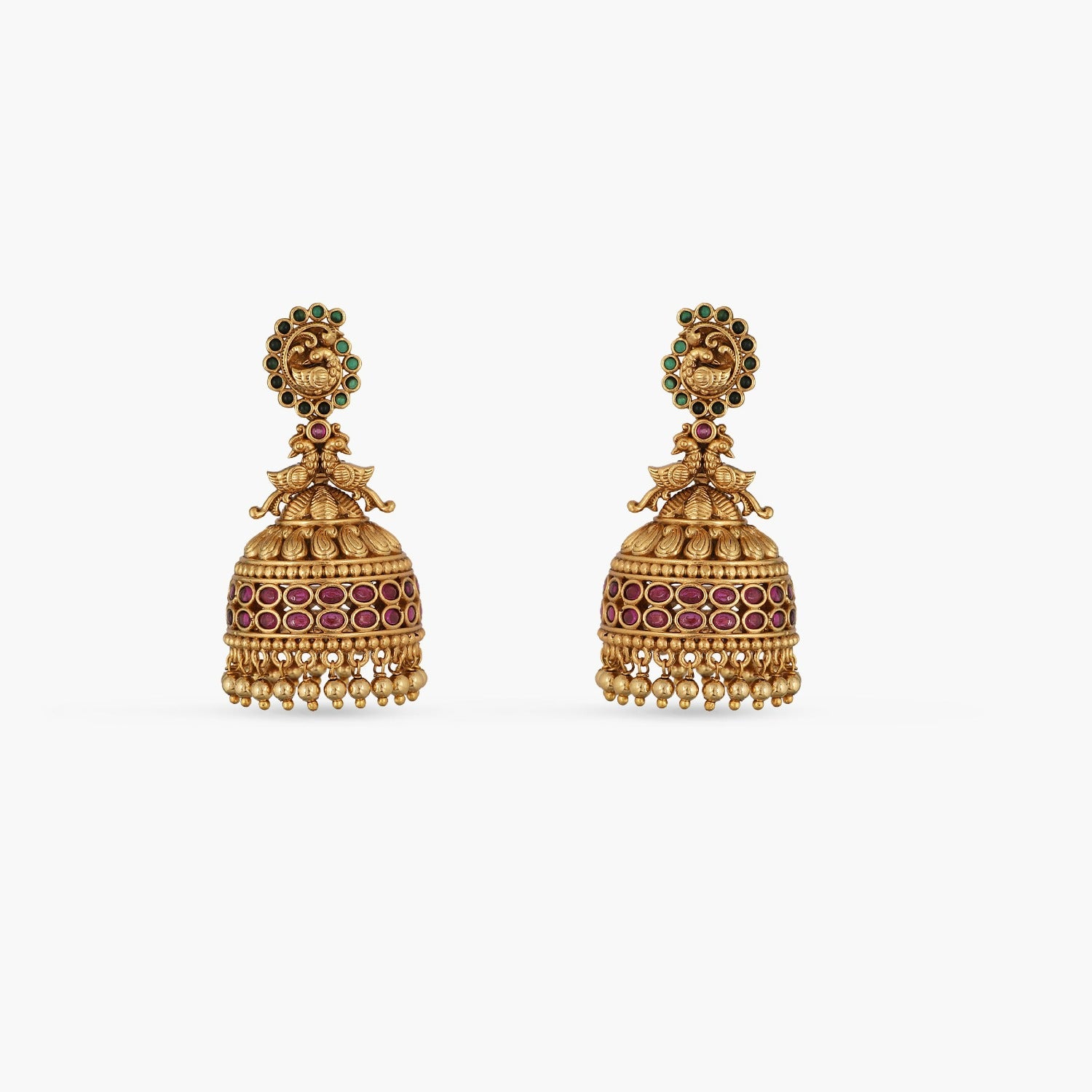 Gold Plated Kundan Jhumka Earrings, Packaging Type : Box, Occasion : Party  Wear at Rs 312 / Pair in Mumbai