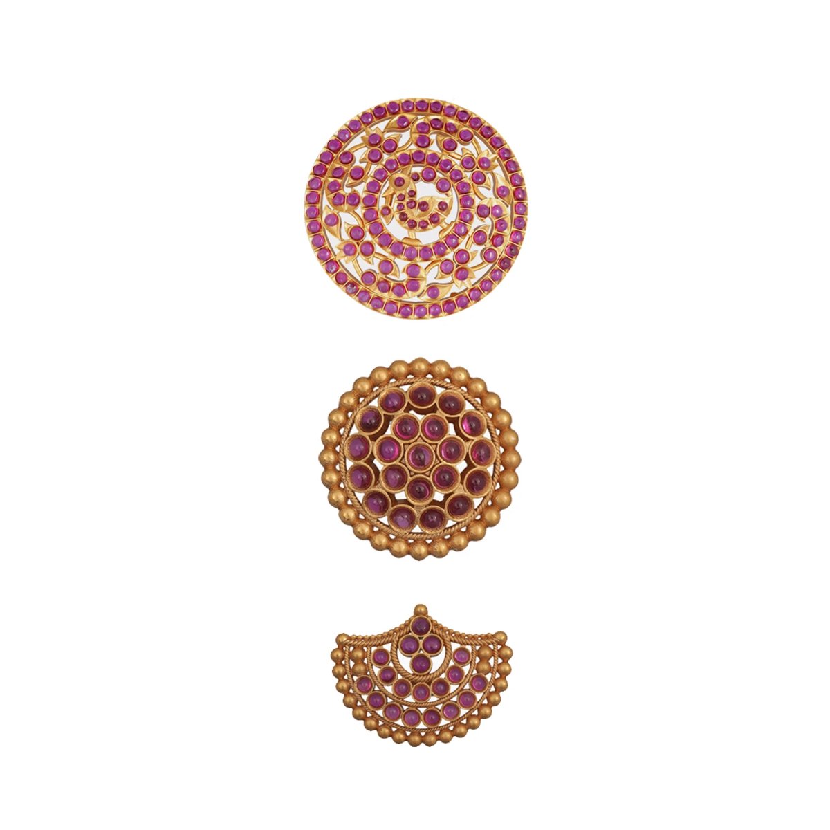 Buy GoldToned Hair Accessories for Women by ZAVERI PEARLS Online  Ajiocom