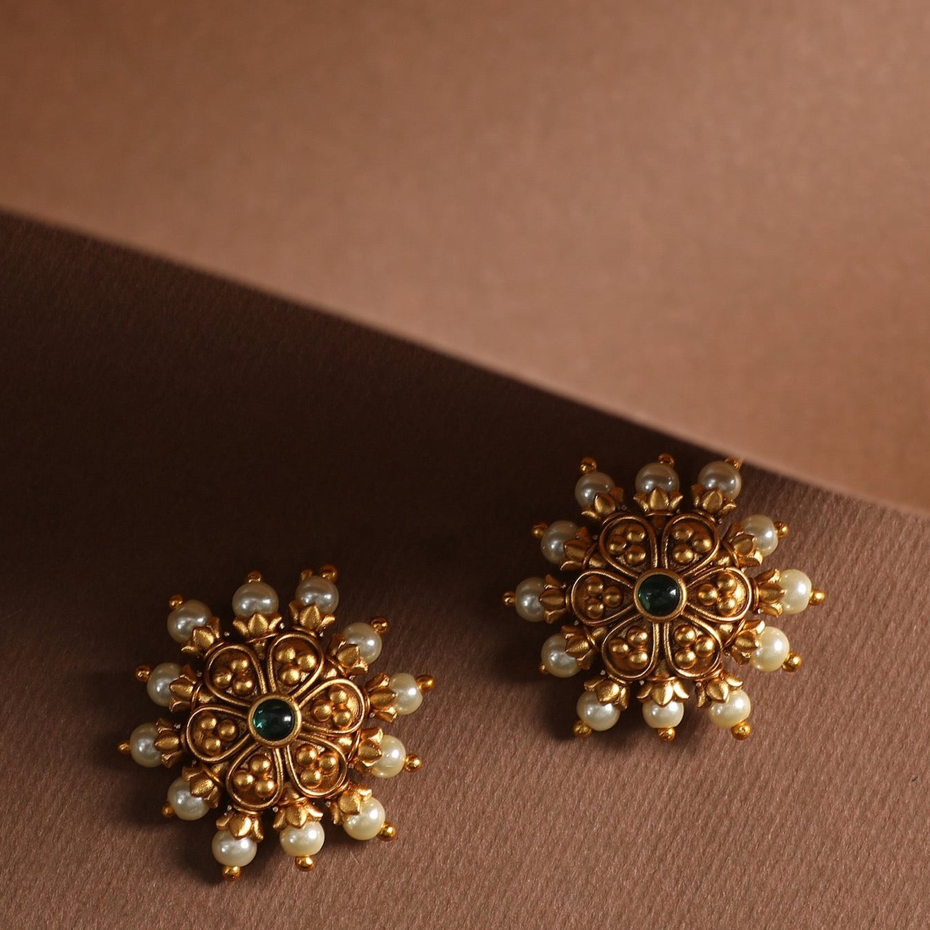 Buy Sofia Pearl Antique Earrings Online | Tarinika - Tarinika India