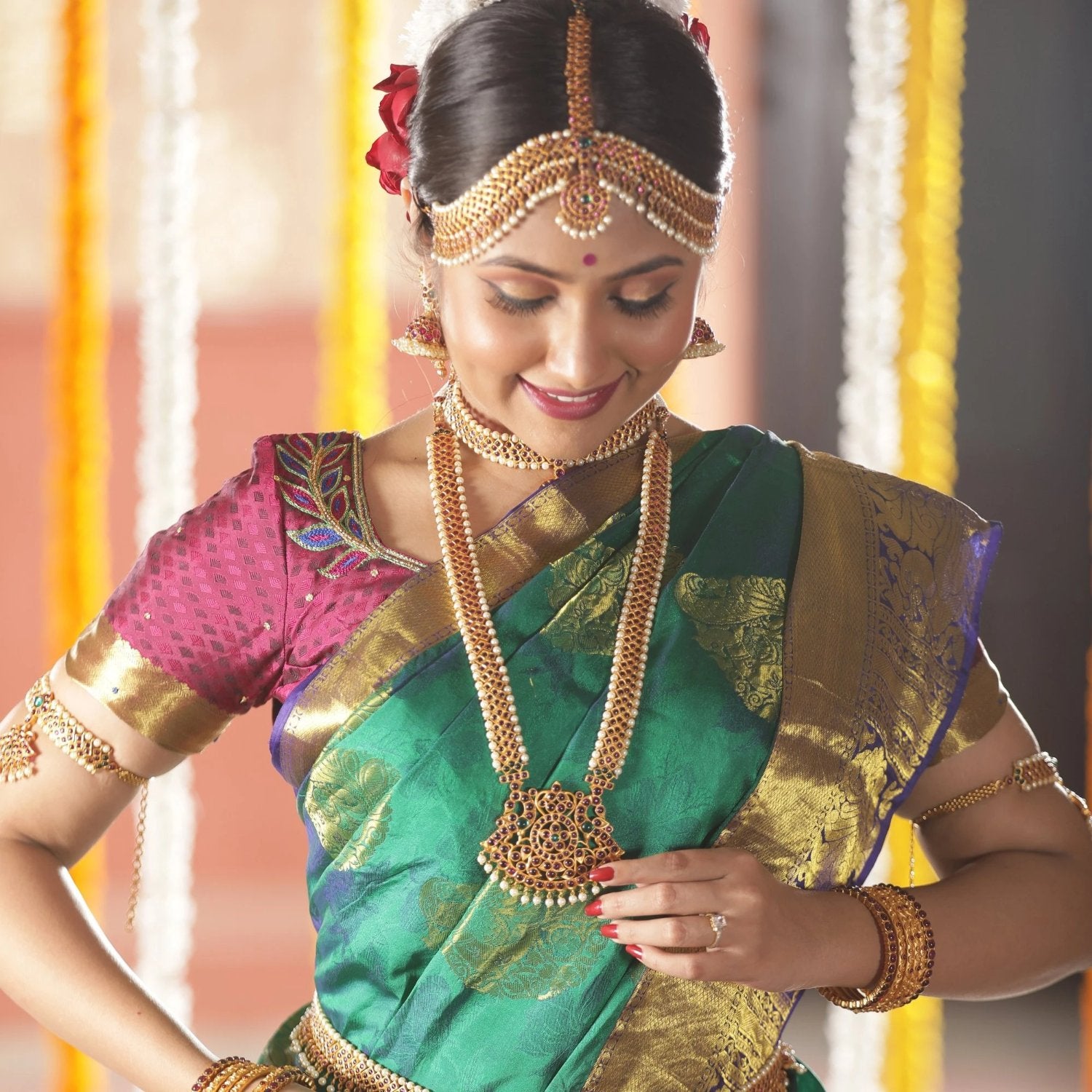 Buy Suhana Nakshatra CZ Bridal Set
