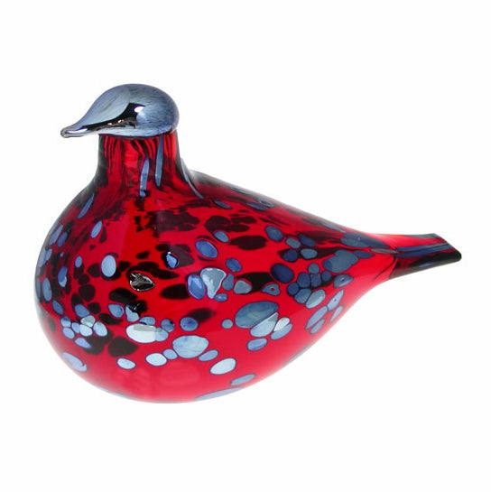 iittala bird by Toikka Ruby Bird