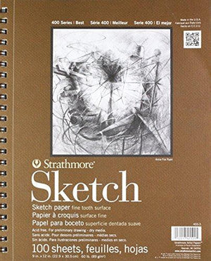 Strathmore 500 Series Charcoal Paper, 25 x 19 Inches, 64 lb, Desert Sand, 25 Sheets