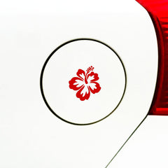 CAR - Hibiscus Flower - Car - GAS CAP - Vinyl Decal Sticker YYDC (2"w x 2"h) (Color Choices)