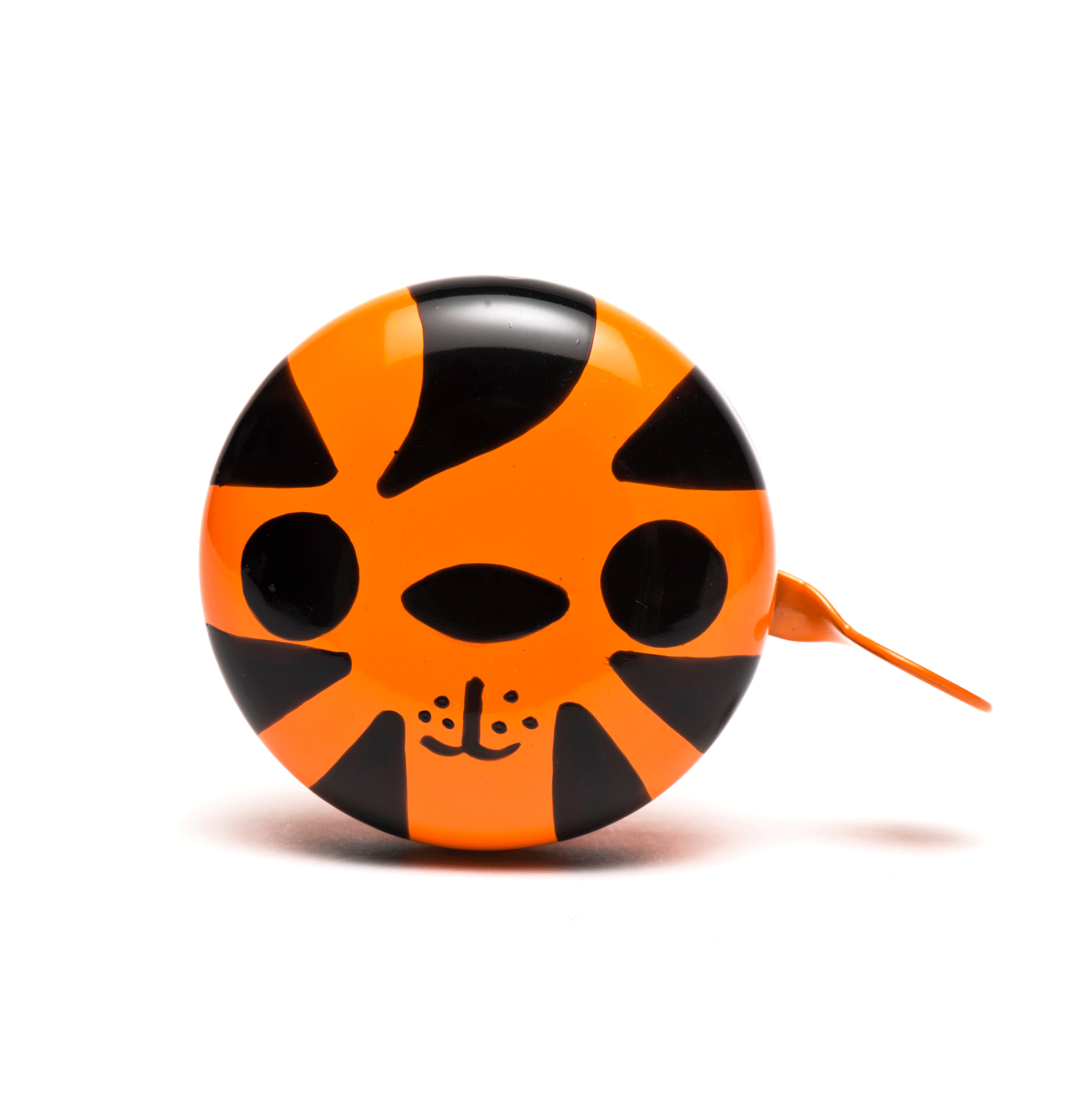 orange bicycle bell