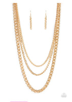 Paparazzi - Chain of Champions Gold Necklaces