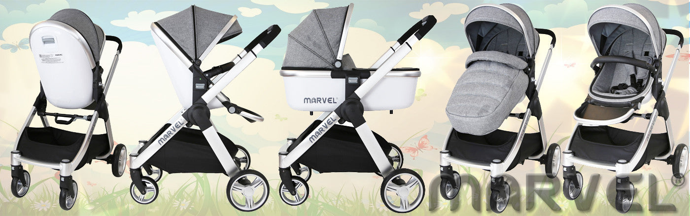 marvel pram 3 in 1