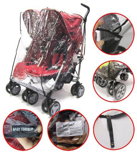 universal double stroller rain cover