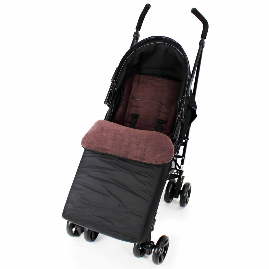 obaby twin stroller with footmuffs