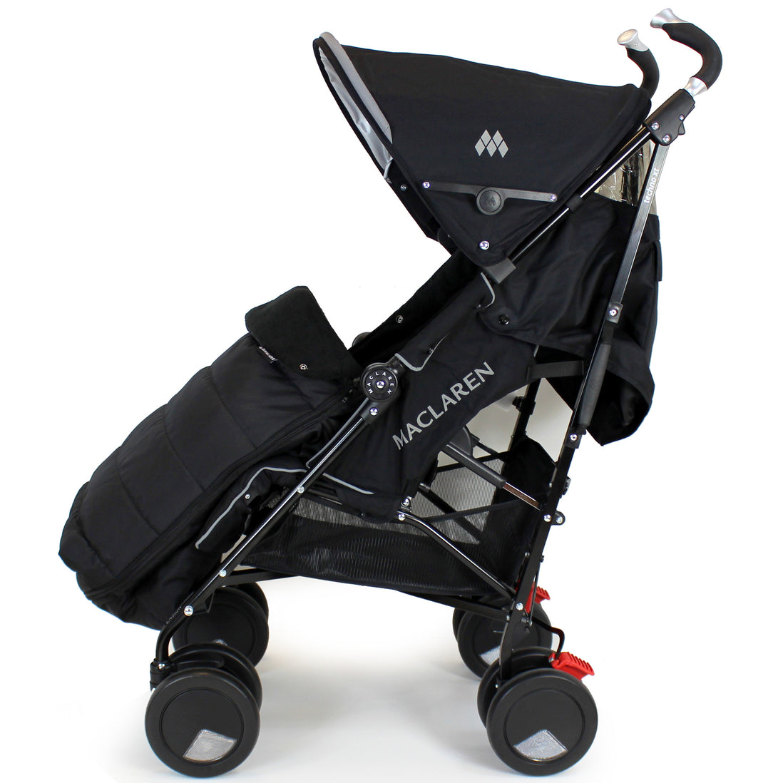 stroller and footmuff