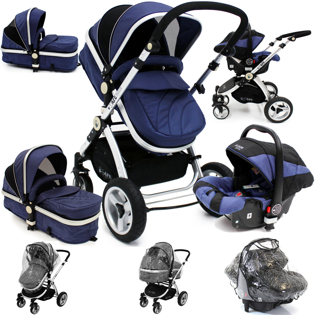 isafe pram blue