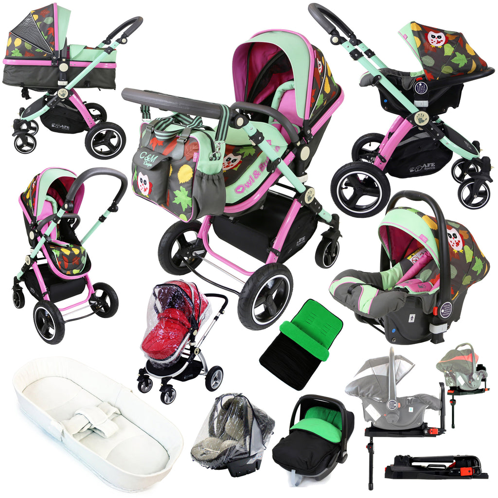 travel system with car seat base