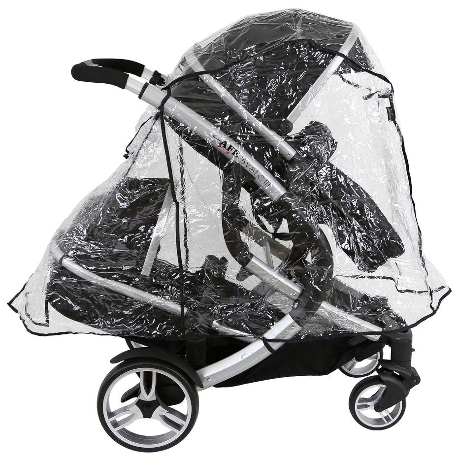 joie double buggy rain cover