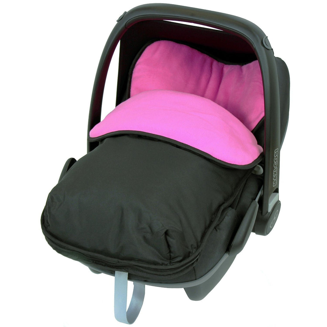 car seat cosy toes pink