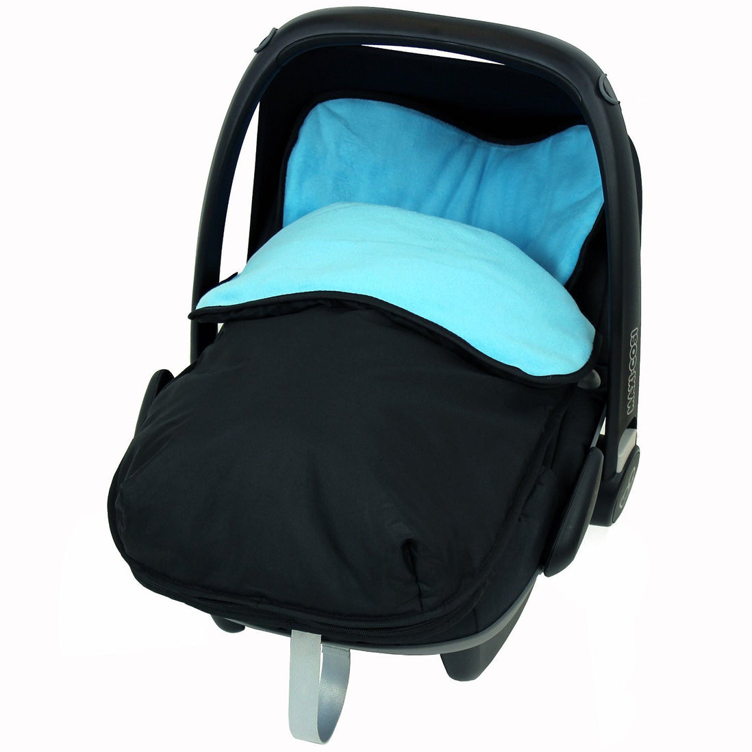 car seat cosy toes blue