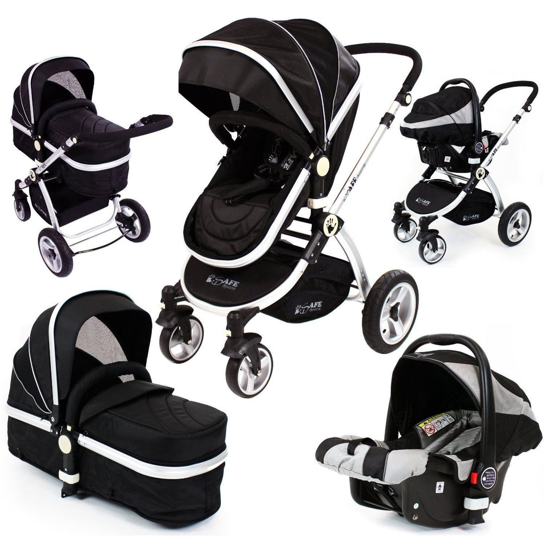 3 piece pram