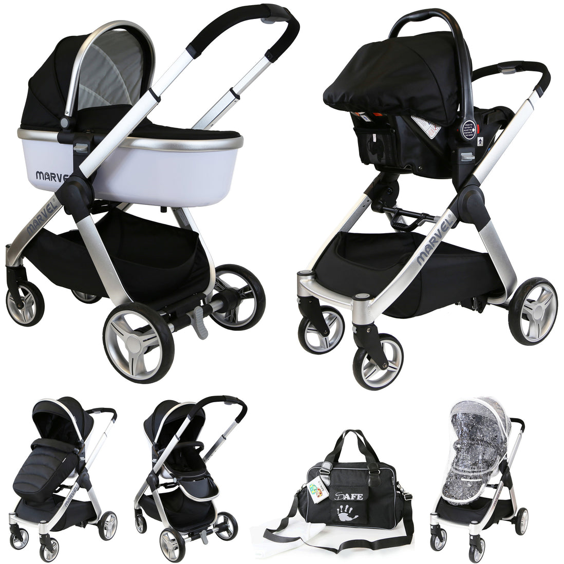 isafe marvel pram accessories