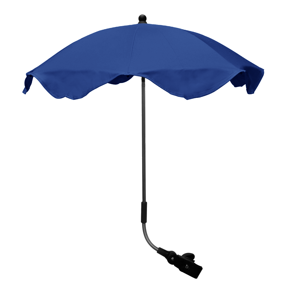 cream pram parasol