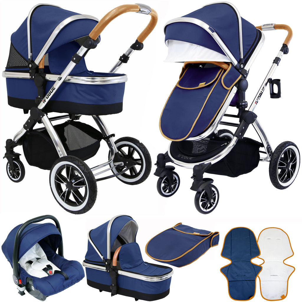 baby blue pram