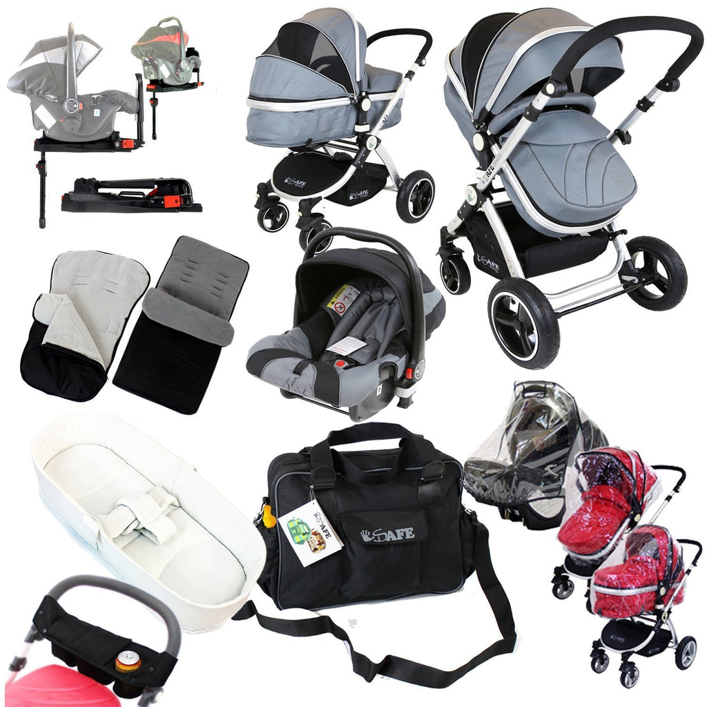 isafe travel system grey