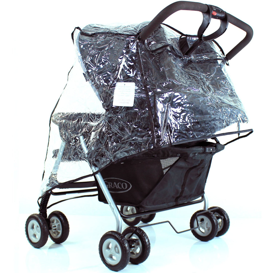 britax double stroller rain cover