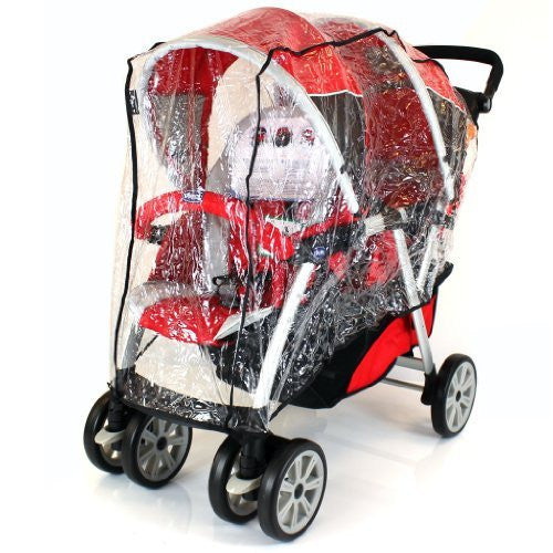 tandem stroller rain cover