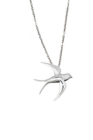 sterling silver single swallow necklace by tarra rosenbaum from seven teen magazine prom