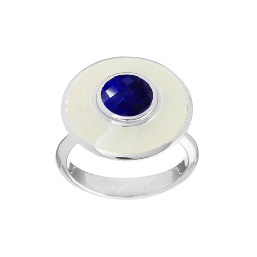 Iolite Deep Blue Aurora Ring – Tarra Rosenbaum Handmade Jewellery