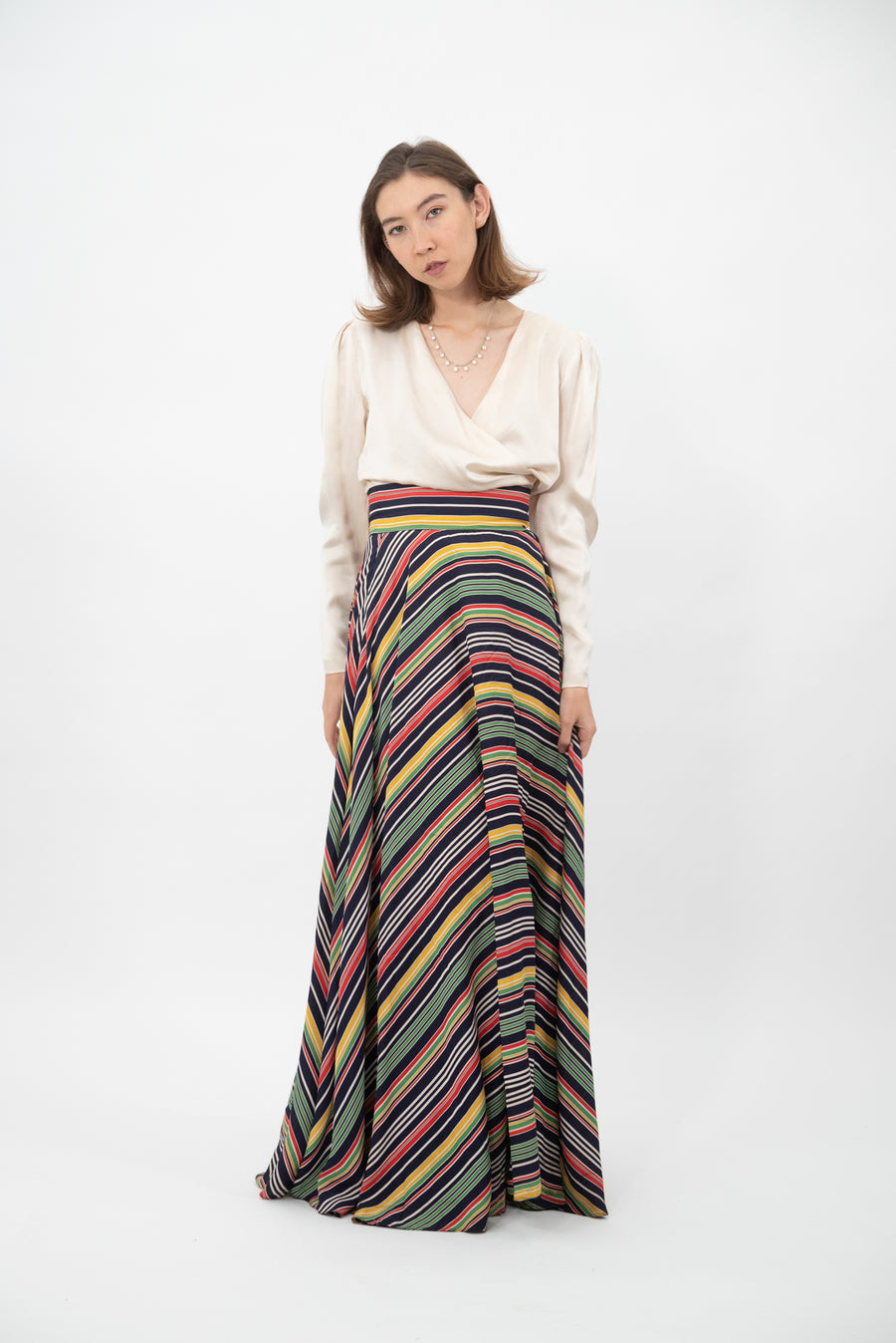 割引発見 bohemianseoul pin stripe maxi skirt inspektorat