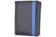 Men's Genuine Soft Leather RFID Trifold Wallet 2 ID Windows & Credit Card Holder Black RFID611288