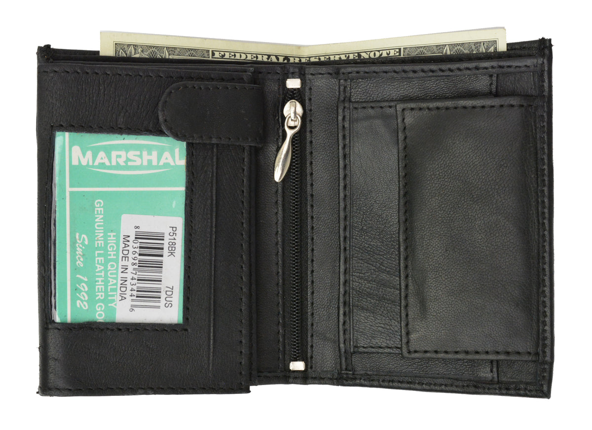Men&#39;s Premium Leather European Wallet P 518 – Marshalwallet