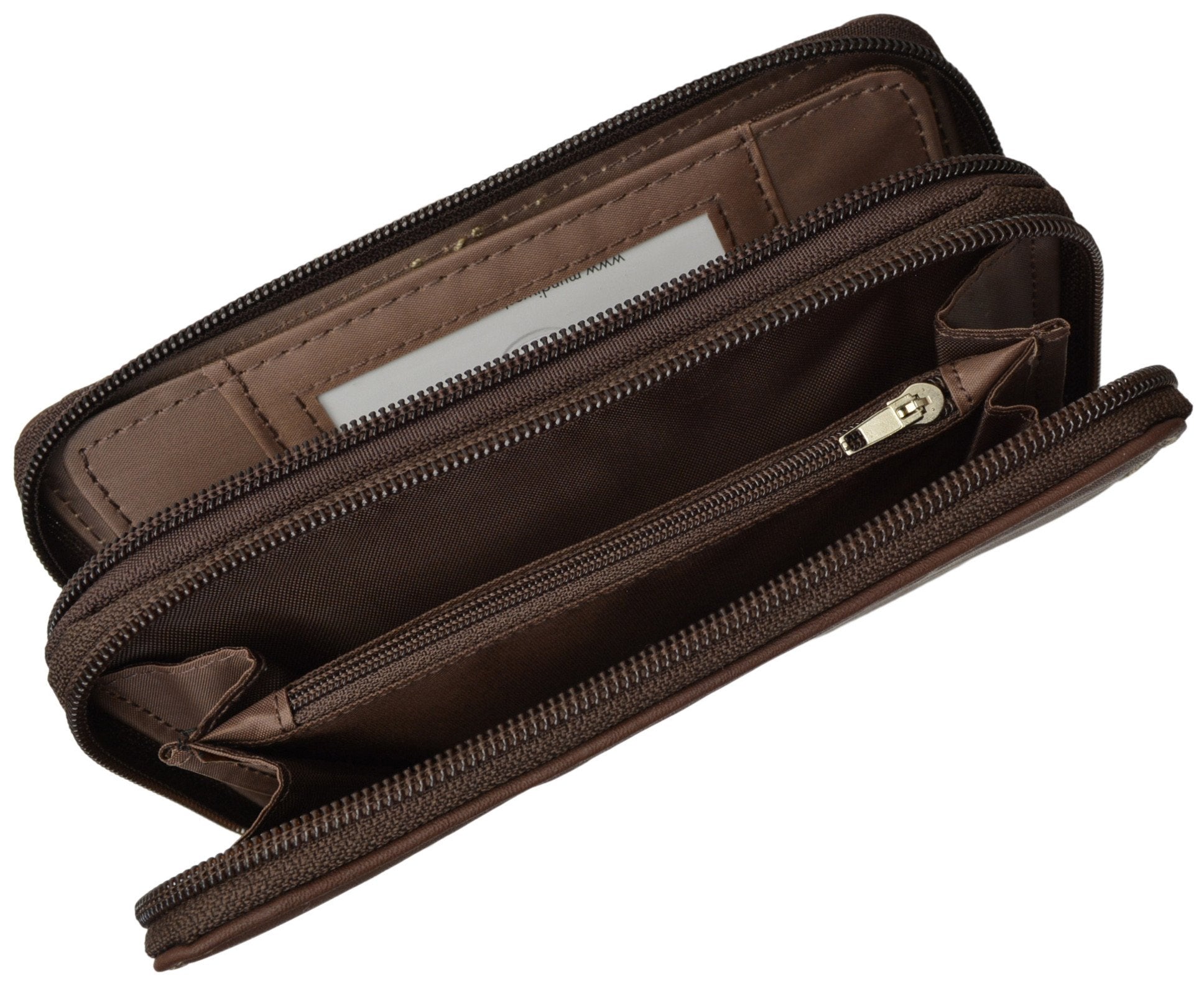 Mundi Classic Double Zip Around Wallet Clutch – Marshalwallet