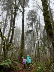 Nature hikes with friends in Washington State