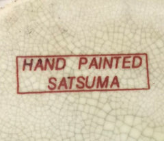 hand painted satsuma
