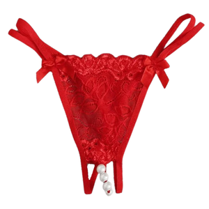 Open Crotch Lace Thong w Side Tie – aBrasKadaBras